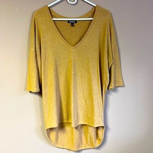 Express Tunic 3/4 Sleeve Lightweight Top - Medium
